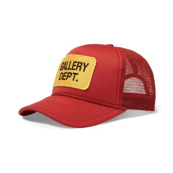 Gallery Dept. Souvenir Trucker Cap Red Mesh Logo Hat